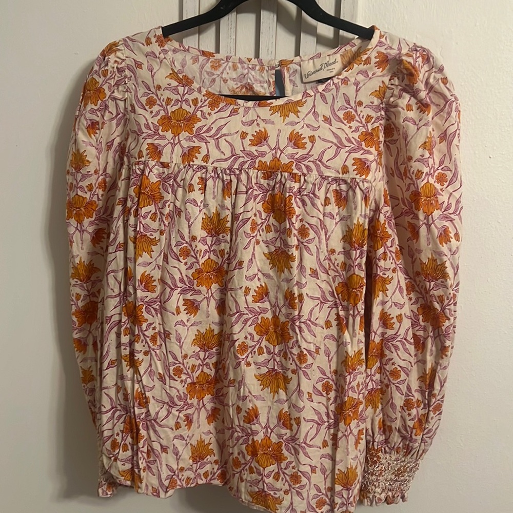 Size large universal threads boho top